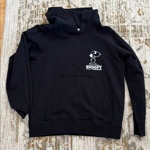 Sandro Black Snoopy Men's Hoodie